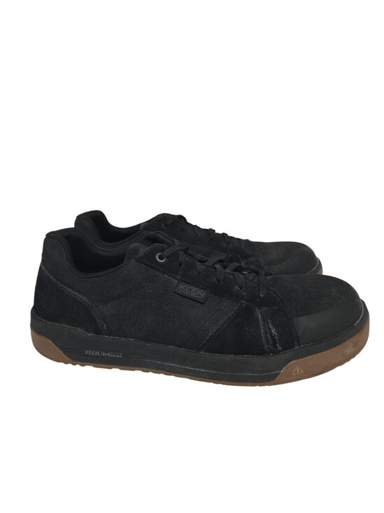 Keen Men\'s Low-Cut Kenton Composite Toe Work Shoes 1029360D Black/Gum Size 12D main image 9
